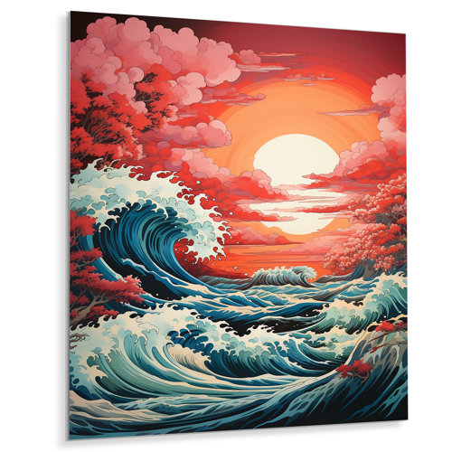 Dovecove Dramatic Ocean Waves V Coastal Metal Wall Art Prints Wayfair